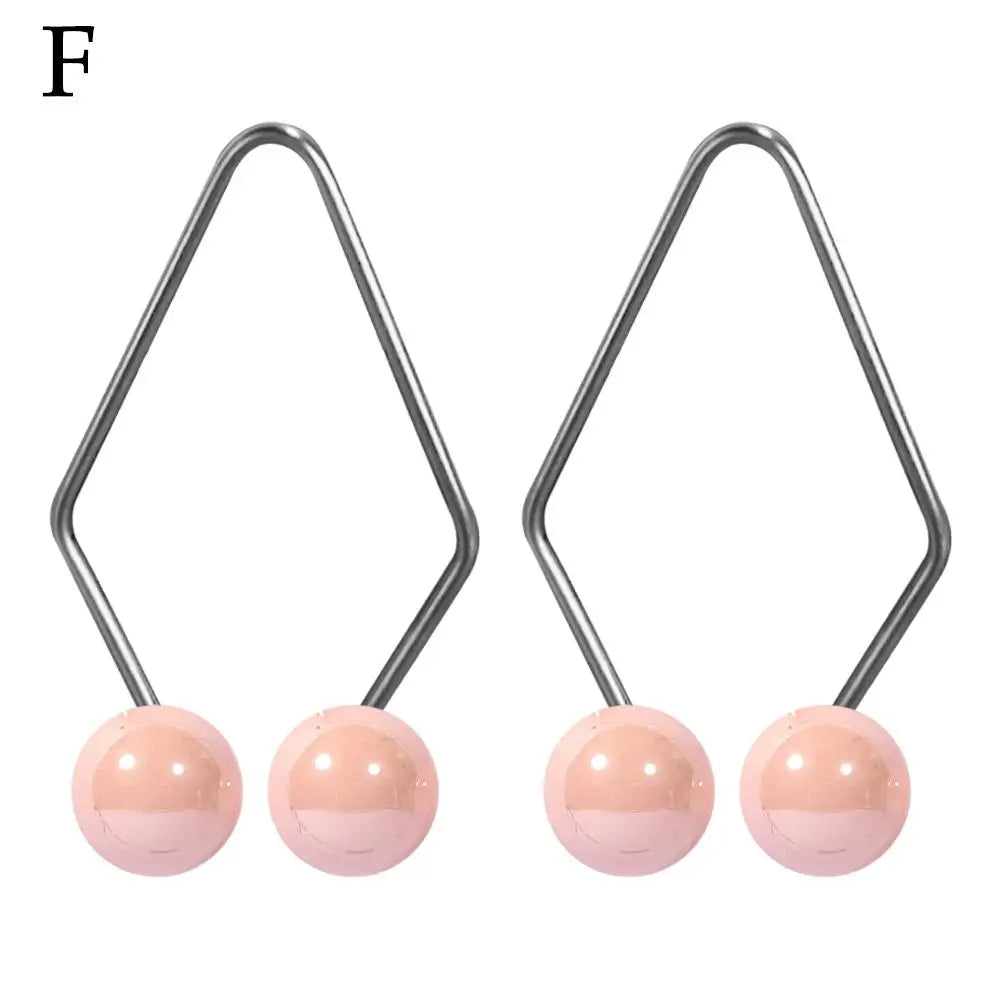 1 Pair Dimple Makers Cheeks Maker Balls Face Improve Smile Easy Wear Qme E