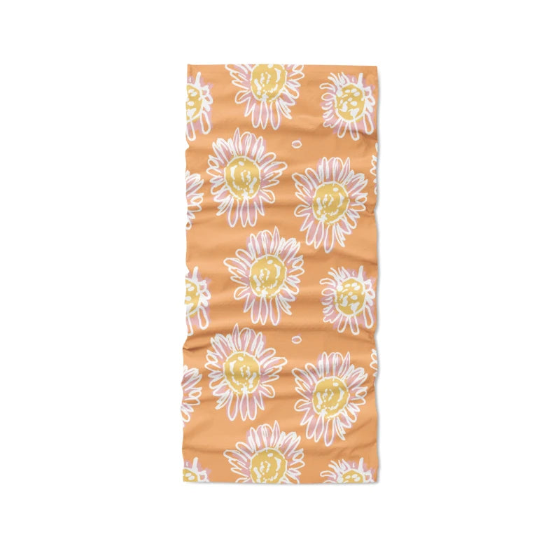 Fashion Daisy Series Headscarf Ladies Outdoor Sweat-wiping Dust-proof Qme style12 One Size >8Y