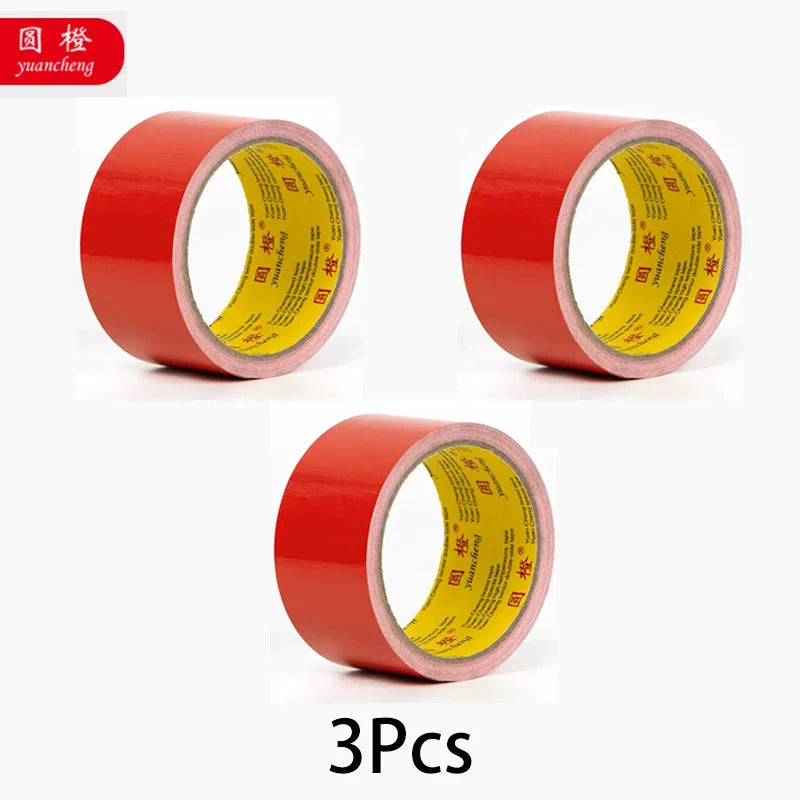 10M 20mm-60mm Adhesive Fabric Duct Tape Strong, Carpet Tape Waterproof, White Tape Decorative, 10 Meter Automotive Fabric Tape Qme 3rolls-red 10M 20mm
