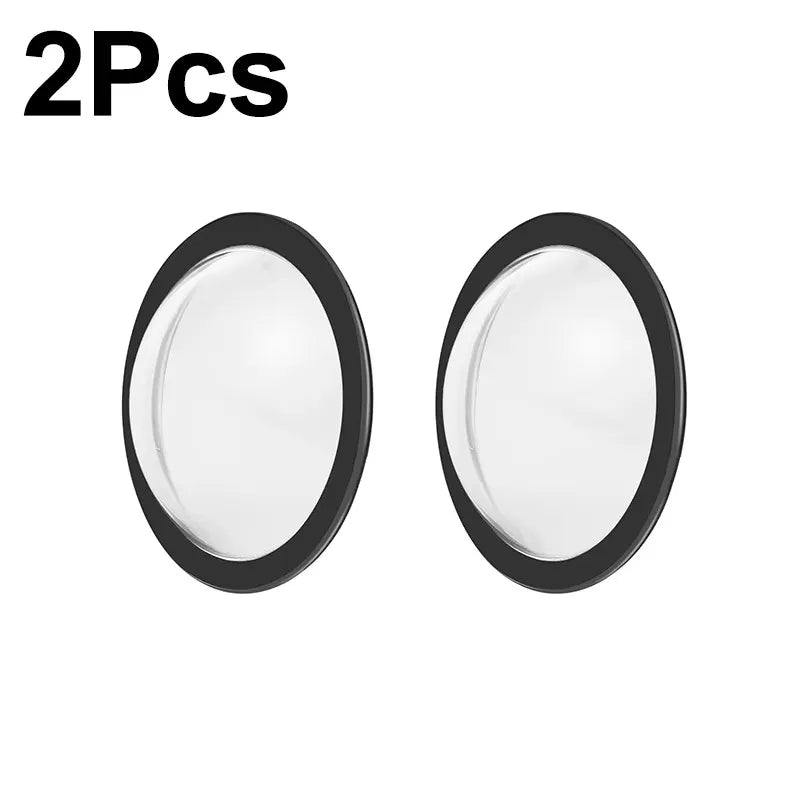Universal Car Camera Lens Protector,Rear View Backup Camera Cover,360° Camera Protection,Anti Scratch Waterproof Accessory-2Pcs Qme 2pcs