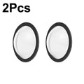 Universal Car Camera Lens Protector,Rear View Backup Camera Cover,360° Camera Protection,Anti Scratch Waterproof Accessory-2Pcs Qme 2pcs