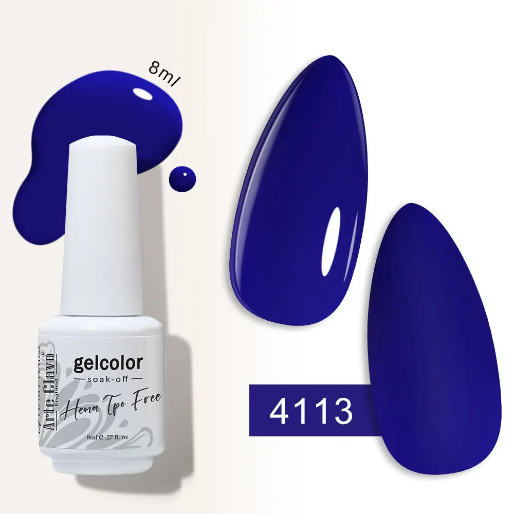 Arte Clavo Semi-permanent Gel Nail Varnish 180 Colors Semipermanent