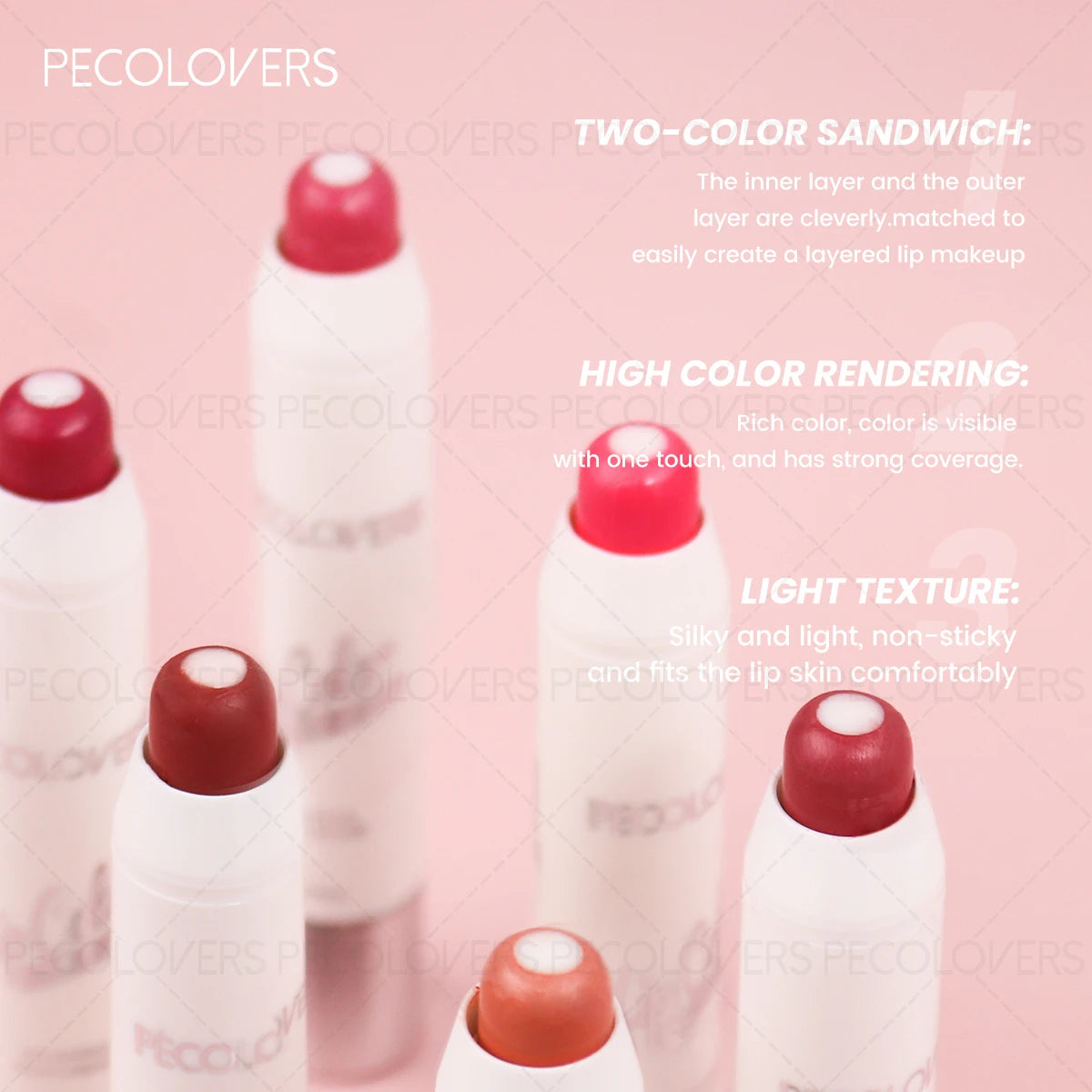 Pinch Mouth Red Pen Moisturizing Lipstick Multi Selection Suitable Qme