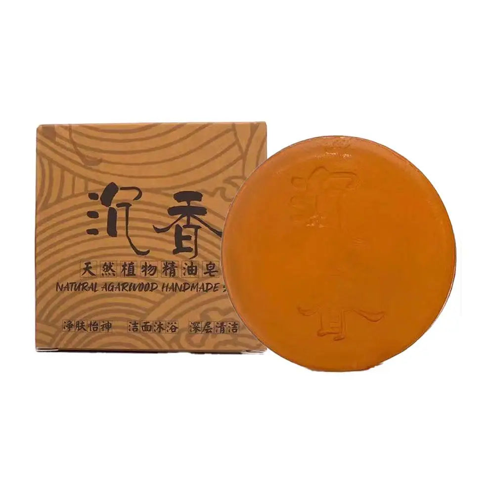 Agarwood Essential Oil Soap Natural Sandalwood Moisturizing Cleansing Qme agilawood