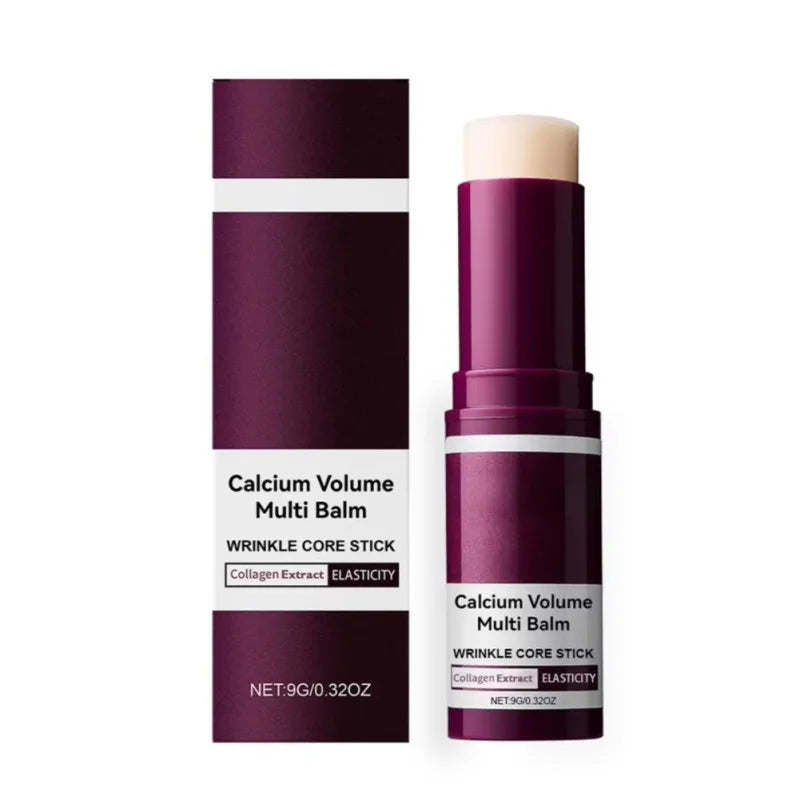 Calcium Volume Multi Balm Deep Hydration Face Skin Elasticity Enhanced Puffy Eyes Treatments Anti Wrinkle Collagen Balm Stick Qme 1pc