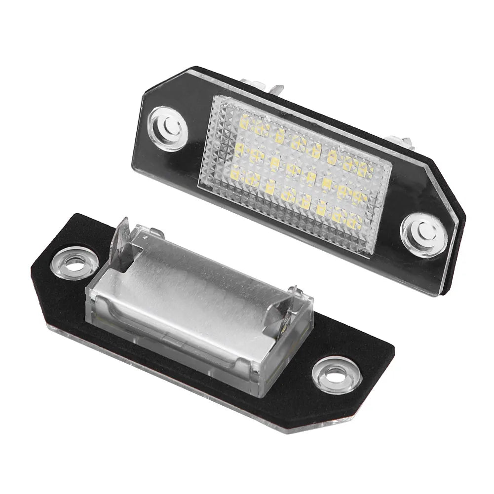 24 LED Beads License Plate LED Light Lamp for C MAX Focus MK2 License Lamp License Plate Light License Plate Light Qme