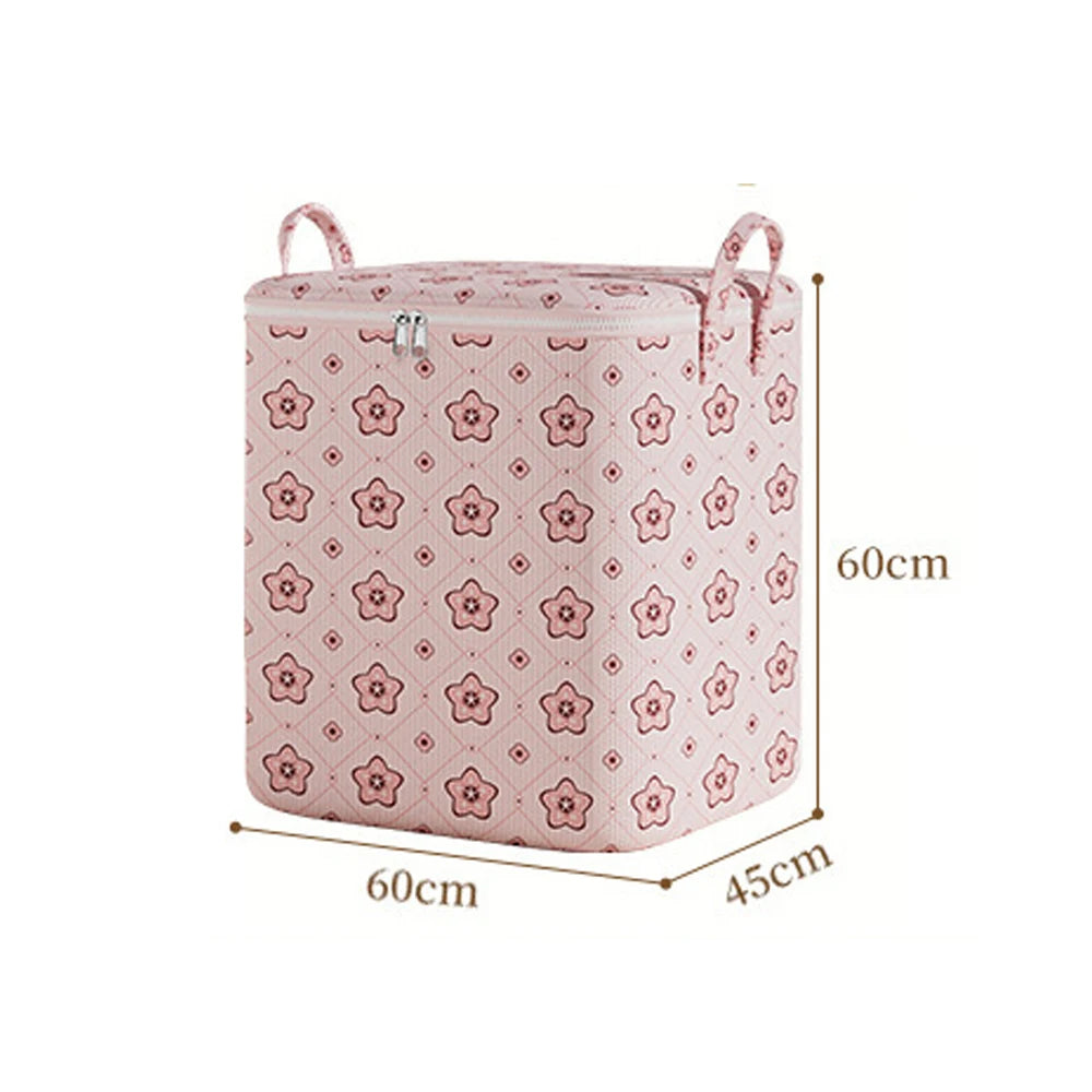Large Capacity Quilt Storage Bag for Home Moving Clothes & Comforter Packing Sack for Student Dorm Travel Luggage Box Qme