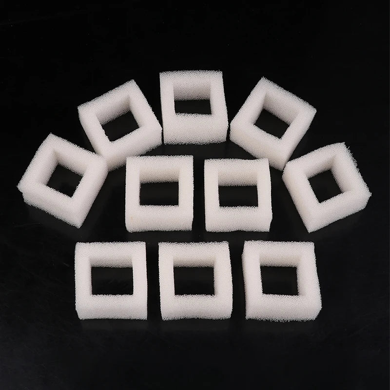 10Pcs Water Fountain Water Pump Foam Filters Compatible With Square Dispensers Pre-Filtered For Fresh & Clean Drinking Water Qme 10pcs