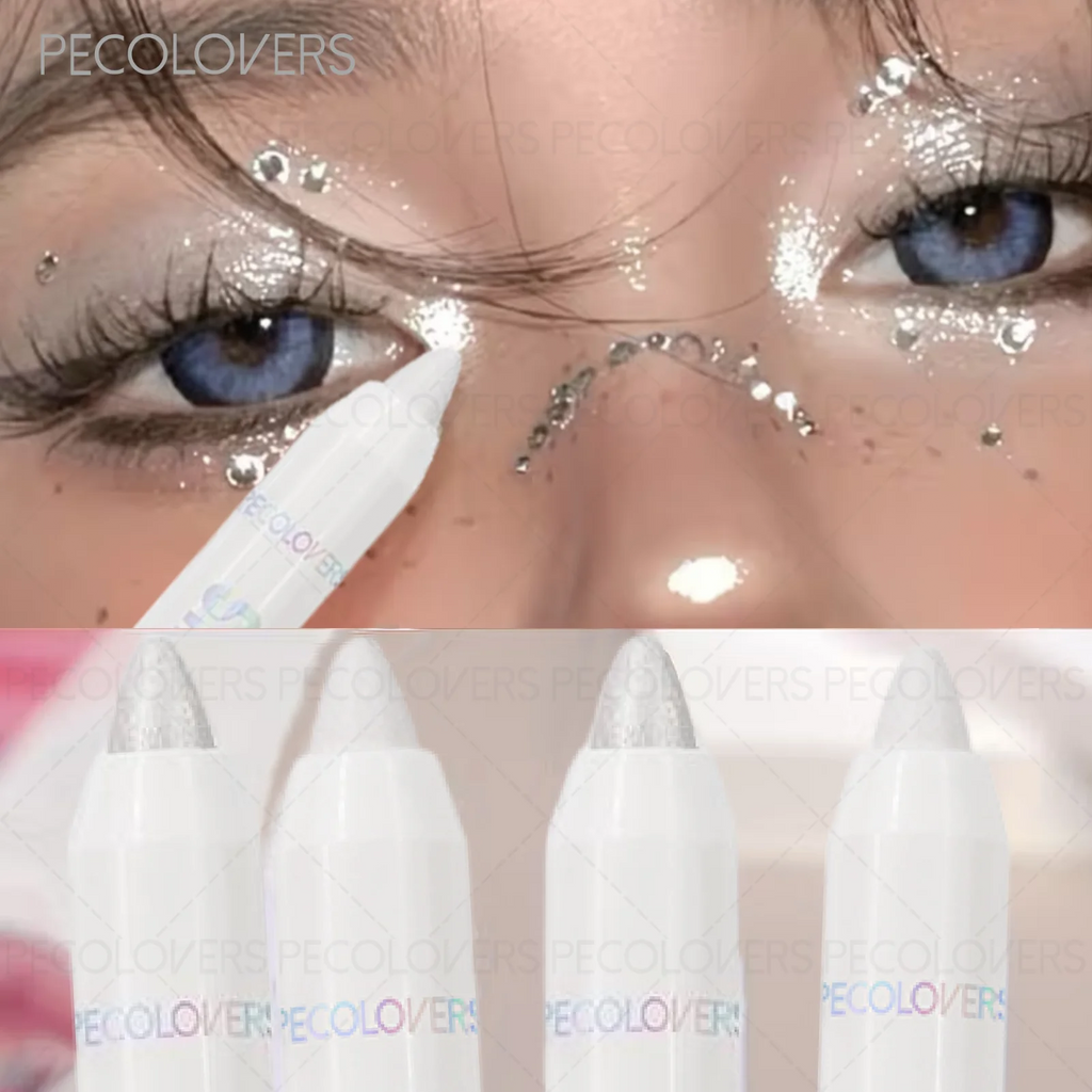 Pearl Shimmer Brown Tones Eyeshadow Pencil Under Eye Brightener Stick Qme