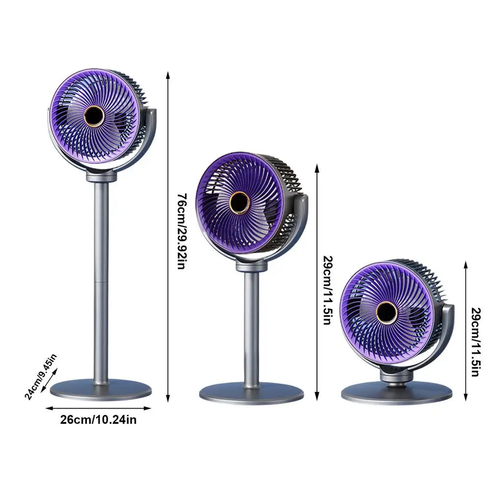 Stand Up Fan Rechargeable Powerful Quiet Portable 5-Speed Floor Fans That Blow Cold Air For Home Office Dorm Apartment Indoor Qme China Mainland Grey