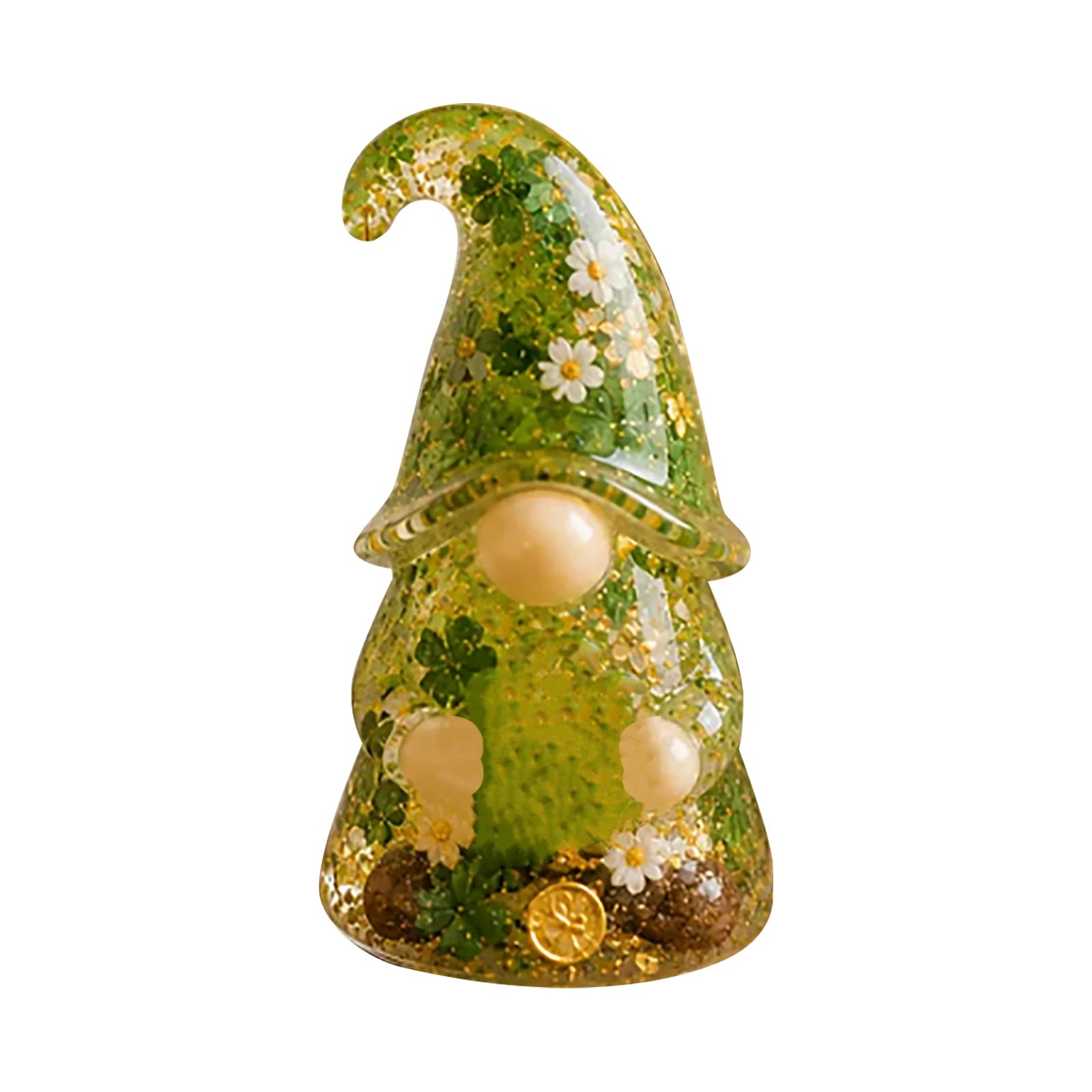 New Emotional Embrace Mini Resin Gnomes Statues Ornaments Cute Fairy Gnome Figurines for Miniature Garden Decor Holiday Gift Qme C One Size