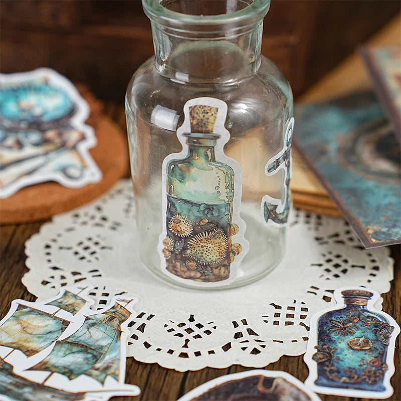 Retro Floral Animal & Figure Sticker Pack, Decor Stickers for Phone Case, Water Cup, Storage Box, Luggage & Photo Frame Qme
