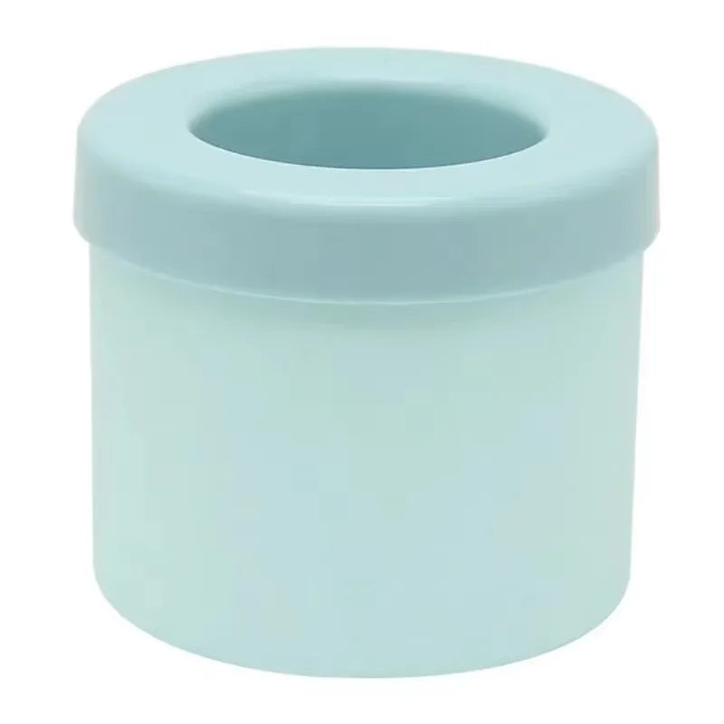 Ice Bucket Cup Mold Silicone Ice Cube Tray Food Grade Quickly Freeze Ice cube Maker Ice Bucket Whiskey Maker kitchen accessorie Qme Blue