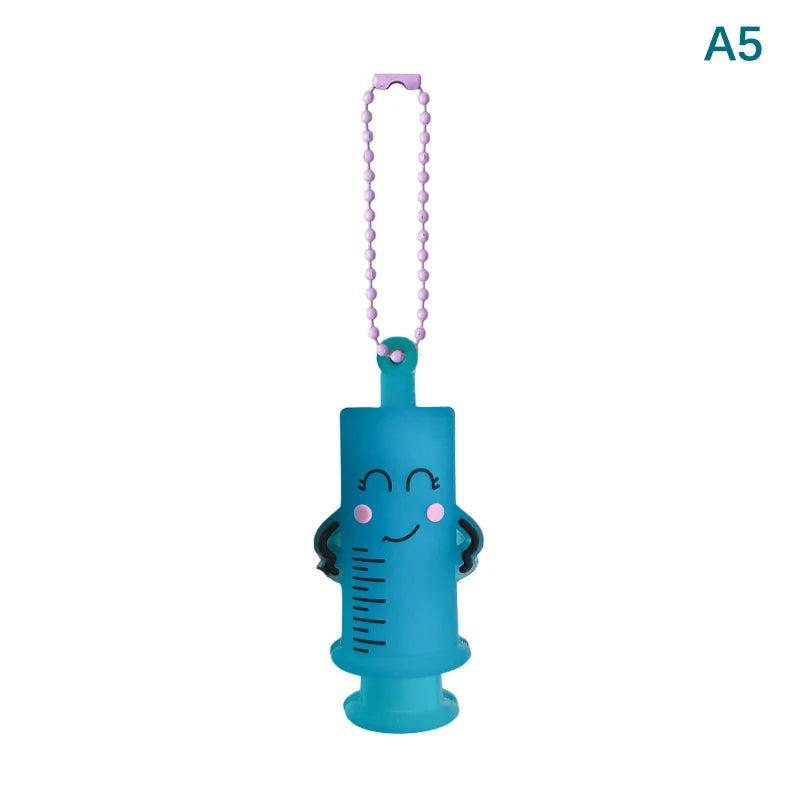 1Pc Ampoule Bottle Opener Keychain Syringe-Shaped Cutter Nurse Doctor Ampoule Bottle Opener Aid Medication Vial Breaker Tool. Qme A5