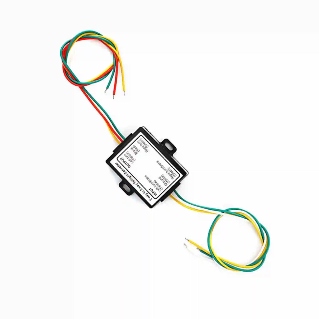 2-to-3 Wire Converter Trailer Accessory 2-to-3 Wire Splice Trailer Converter Electrical System Wire Harness Adapter US Type Qme