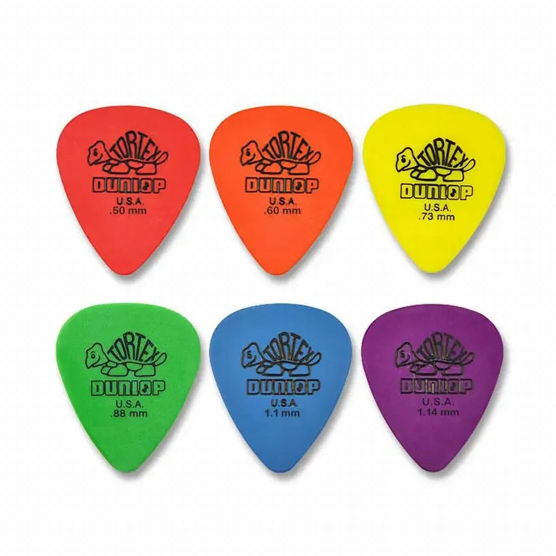 10pcs Dunlop Guitar Picks Electric Guitar Parts Picks Accessories 6 Kinds Thickness Picks Acoustic Guitar Qme