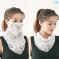 Women Mask Scarf Sun Protection Outdoor Riding Dustproof Cycling Qme H