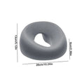 Face Down Pillow Prone Massage Cradle Cushion U Shaped Memory Foam Qme Gray CN