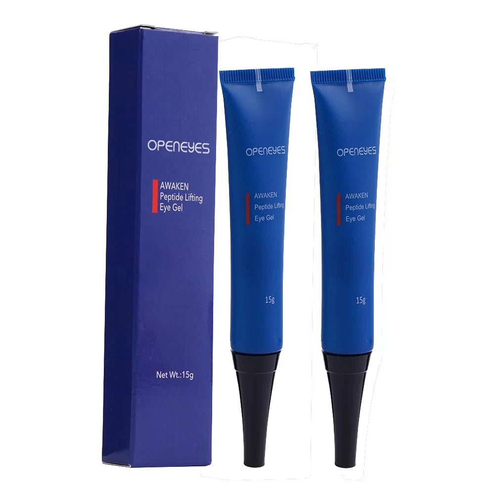 1/2/3PCs Openeyes Awaken Peptide Lifting Eye Gel Moisturizing Eye Cream Reduce Puffiness/under Eye Bags/Dark Circle/Wrinkle Qme 15g X2 CN