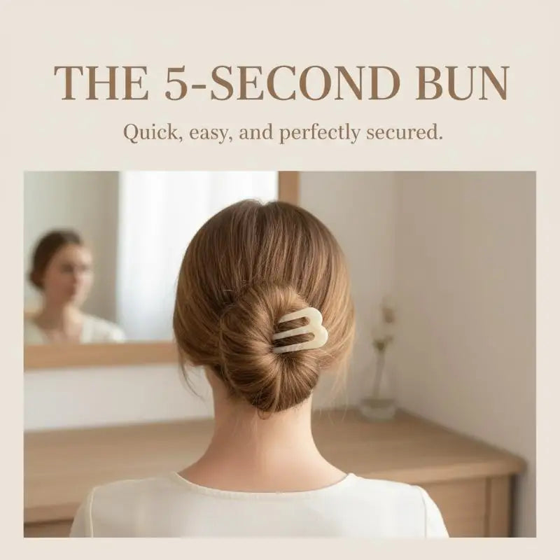 French Hair Pins Women U Shaped Forks Vintage Hairstyle Accessories Qme