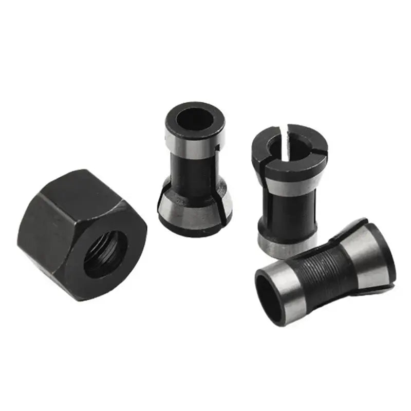 A02F-8Pcs 6Mm 8Mm 6.35Mm Electric Router Milling Cutter Collet Chuck M15 Screw Nut For Trimming Engraving Machines Qme