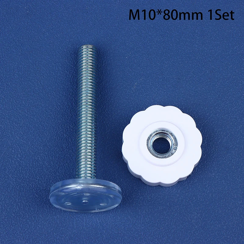 1Set White M8 M10 Baby Gate Spare Kit Pressure Fit Spindles Screw Bolts For Safety Gates Gate Accessories Bolts Qme A4