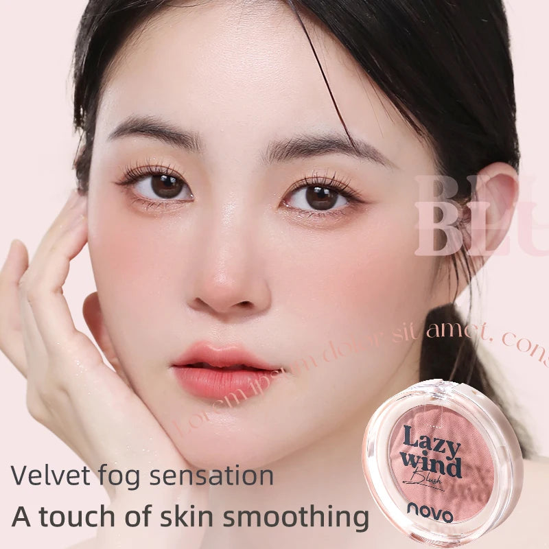 Single-color Matte Contour Blush Energizing Brightening Skin Tone Qme
