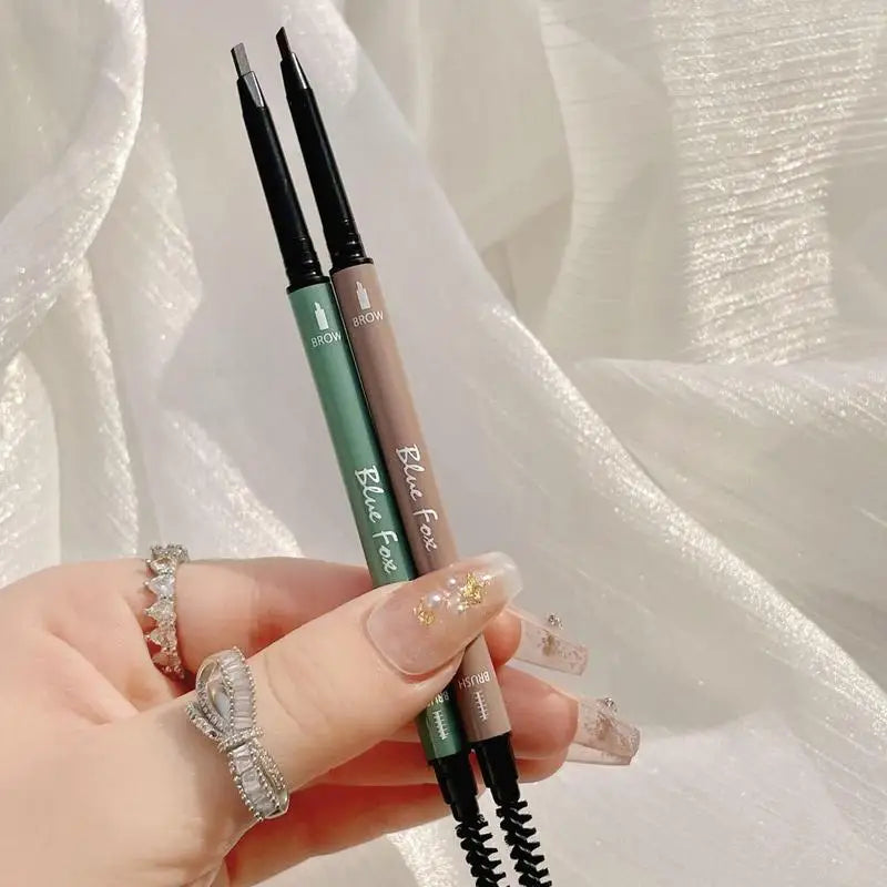 Double Headed Eyebrow Pen Smudge-proof Professional Enhancer Qme