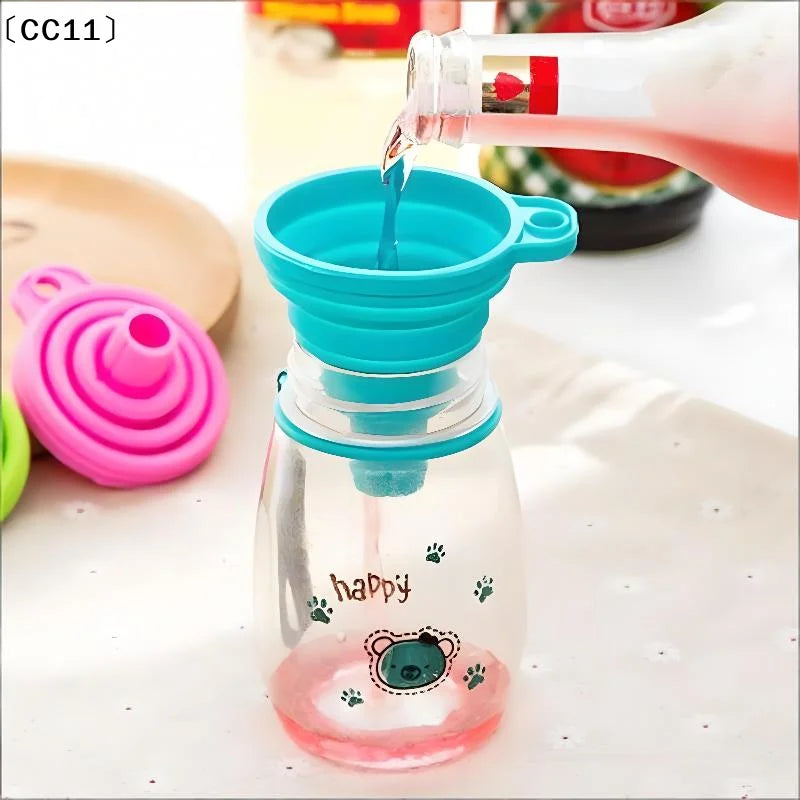 Kitchen Silicone Collapsible Funnel 10 Foldable-cooking-food-grade Qme Default Title