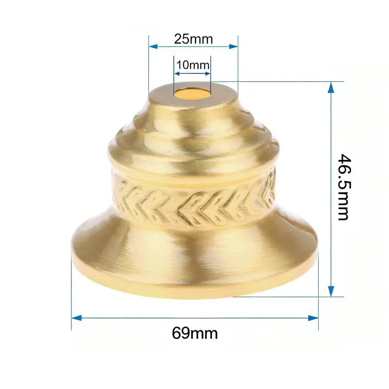 1/3/5PCSBrass Lamp Cup Durable Sturdy Semi-Enclosed Design Lamp Holder Repair Light Base Fitting Finial Copper Fixture Qme 1PCS