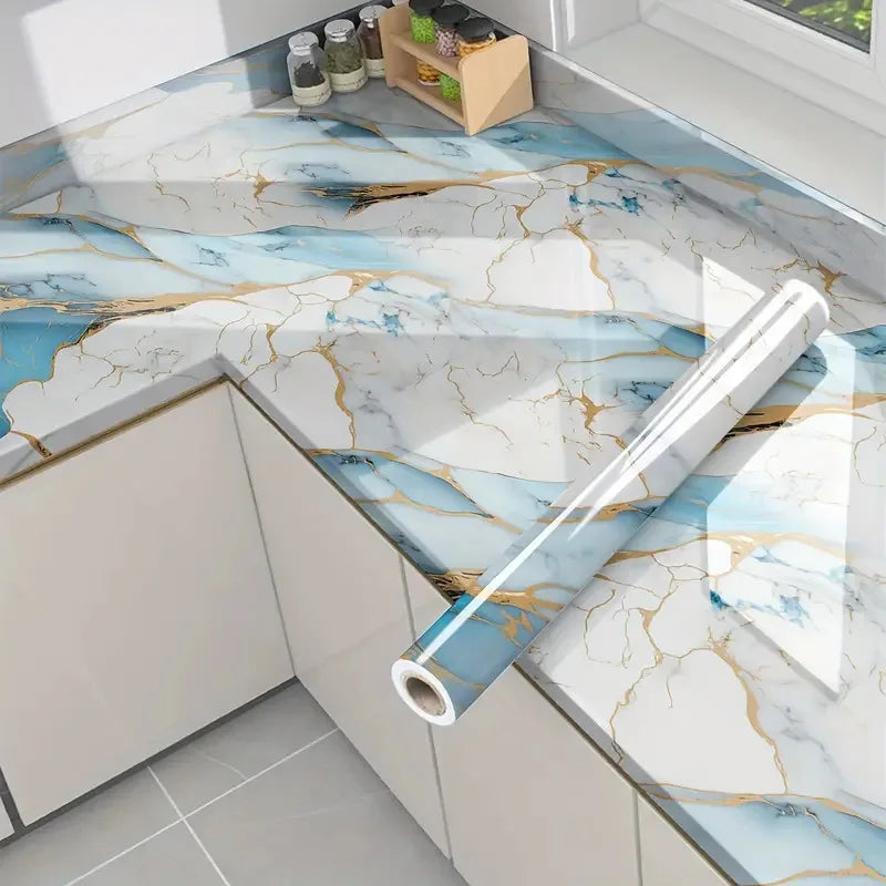 Kitchen Stickers Self-adhesive for Kitchen Special Accessories Waterproof Wallpaper Gas Stove Shield High Temperature Resistance Qme 11 40cmx300cm
