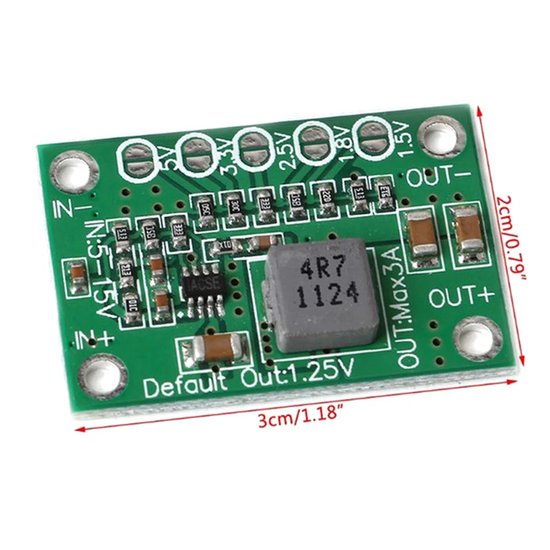 DC Voltage Regulator Step Down Power Supply Module 5-16V 1 25V 5V 8V Qme onesize
