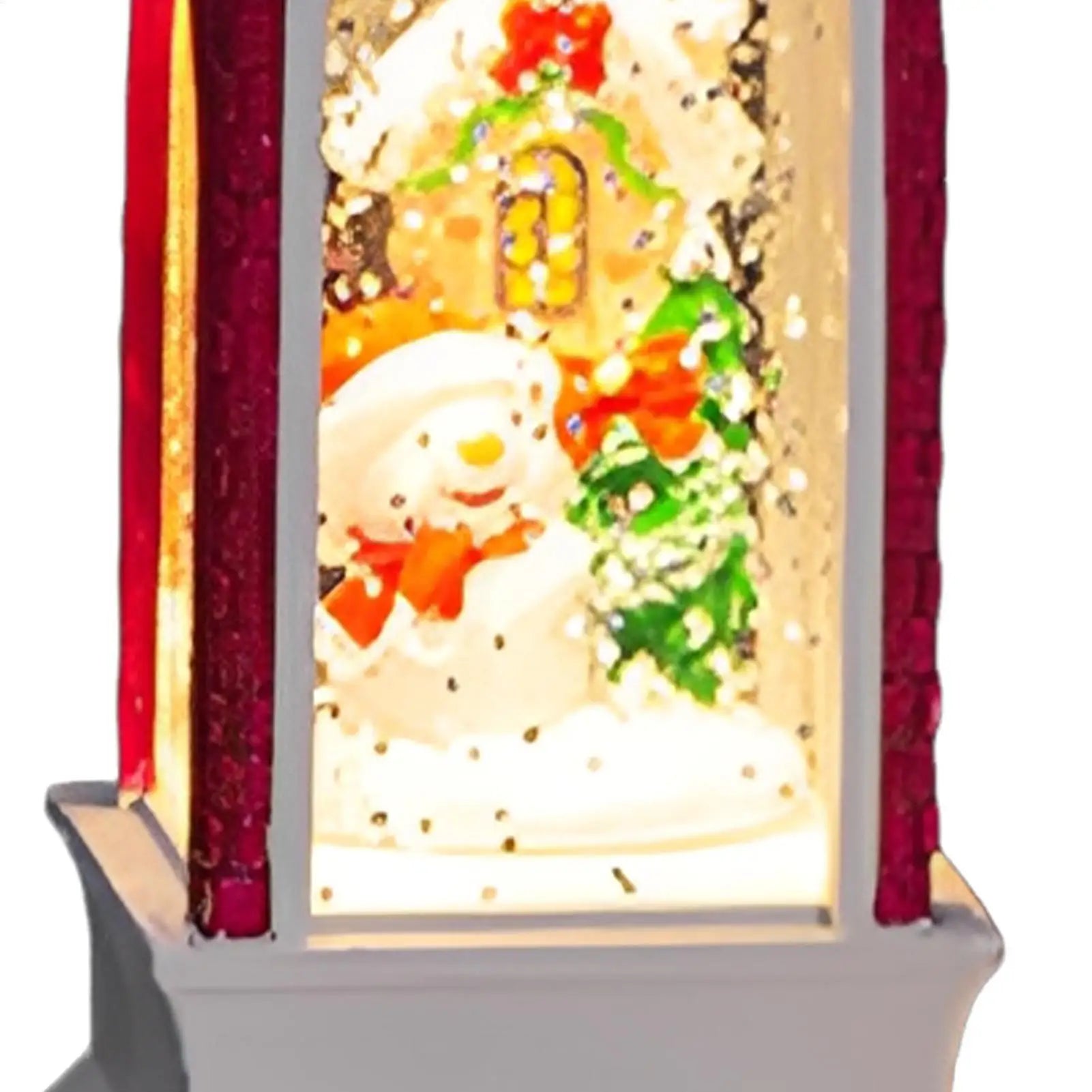 Christmas Tree Night Light LED House Shape Desktop Ornament Santa Qme White China Mainland
