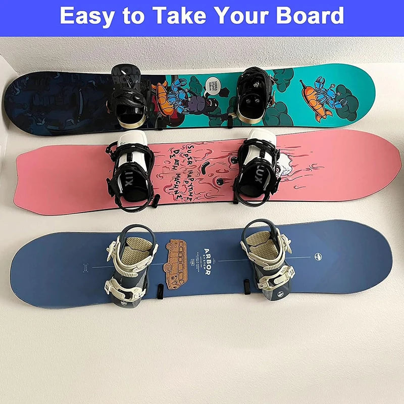 Saving Design Storage Hanger Display Rack SKi Board Horizontal Qme