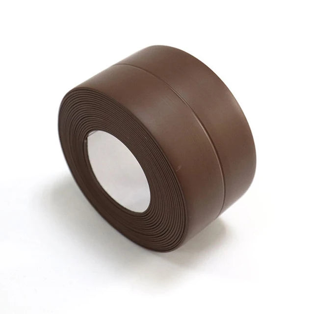 Kitchen Bathroom Wall Sealing Tape Waterproof And Mildew Tile Crack Repair Self Adhesive Waterproof Wall Sticker Sink Edge Tape Qme Coffe 3.2MX 2.2CM