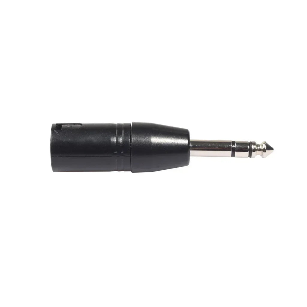 6.35mm Mono Male To XLR 3 Pin Female/Male Audio Plug Converter Adapter Connector for Headphone Microphone Power Amplifier Guitar Qme