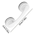 Glass Door and Window Handle Suction Cup Bathroom Sliding Doors Handles Non-Porous Handles Shower Grab Bars Qme White