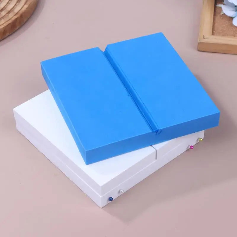 White Blue Insect Pinning Board Double Sided EVA Foam Combined Plates Qme