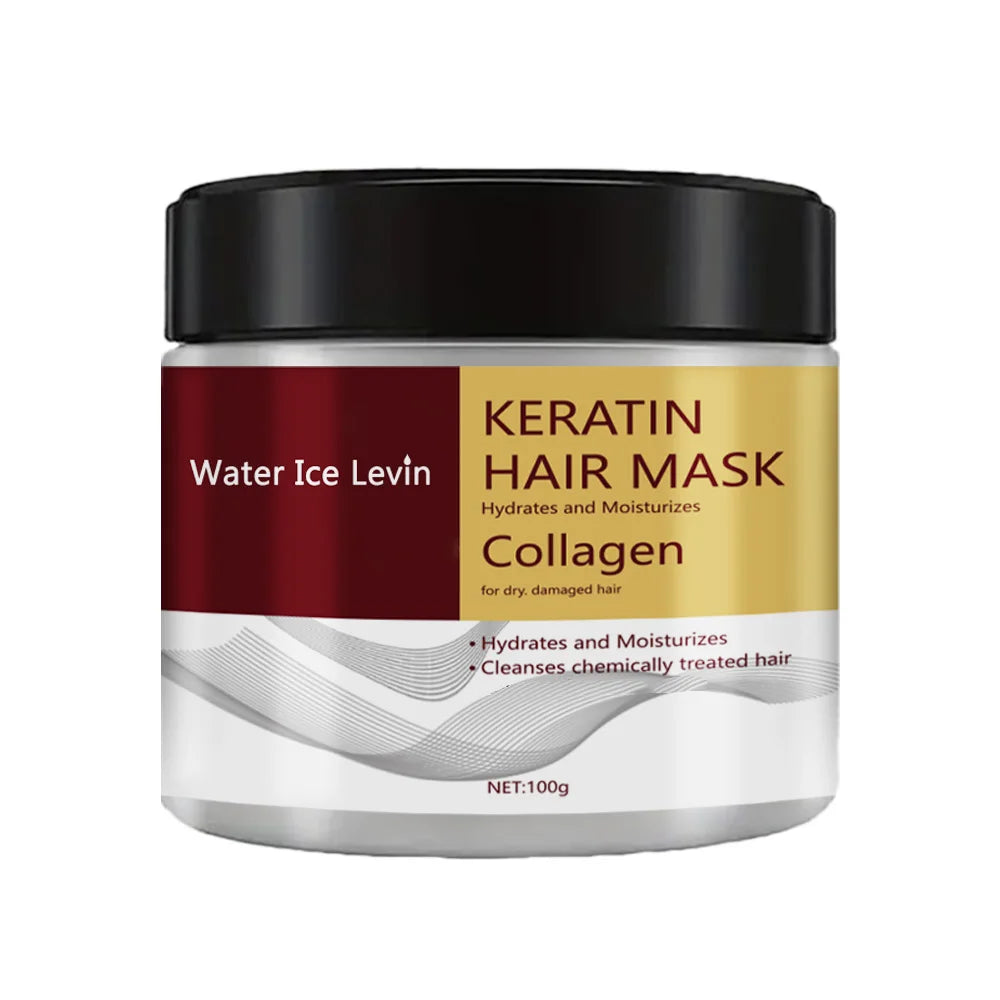 Collagen Keratin Hair Mask Dual Oil Control Moisturizer Conditioner Soft Smooth Frizz Damaged Repair Revitalize Hair Care Qme