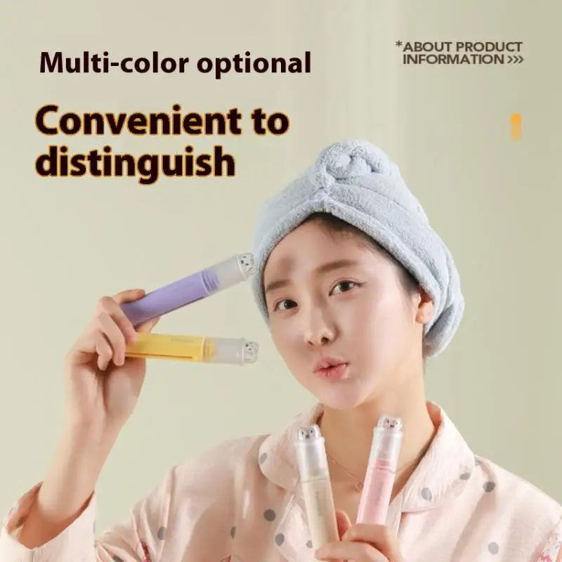 2 In1 Portable Mini Travel Toothbrush Toothpaste Adult Outgoing Camp Qme