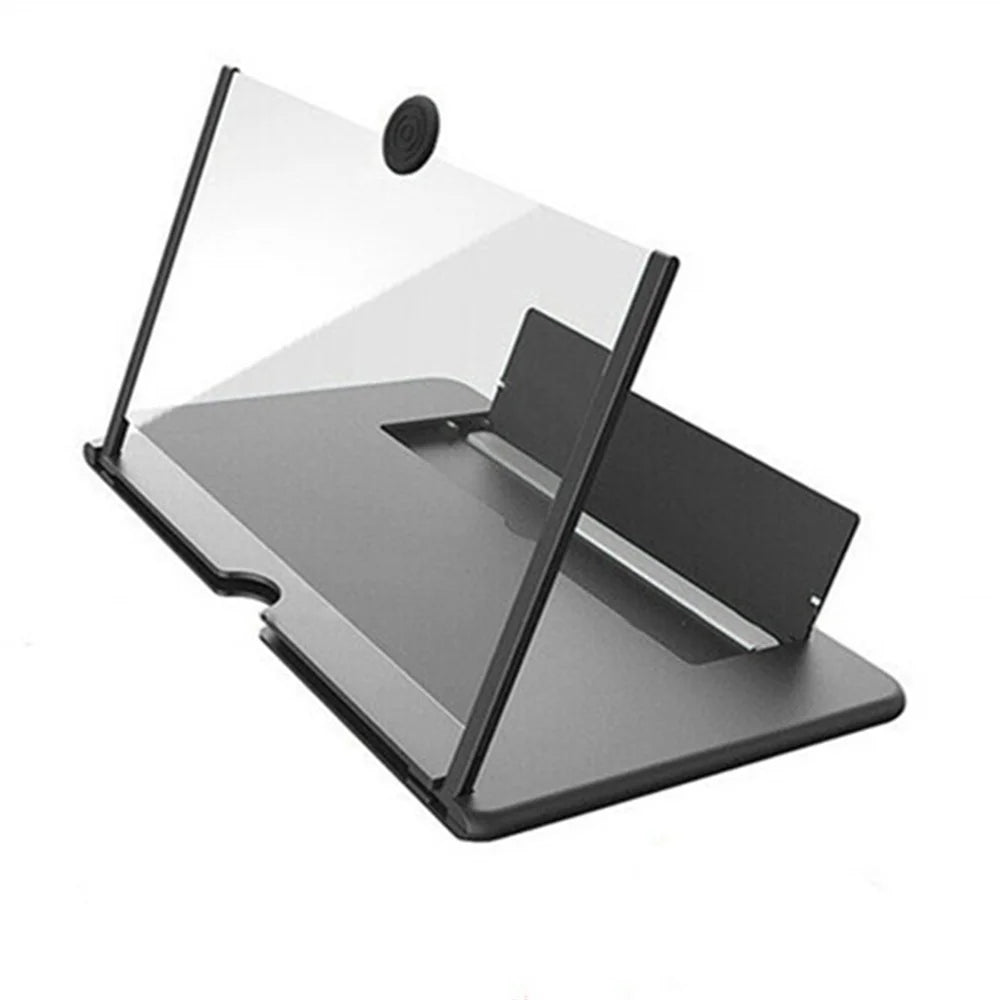 10/12 inch Portable Multi Functional HD Amplifier Mobile Phone Screen Amplifier HD Screen Magnifying Glass HD Screen Magnifier Qme 12 inch black