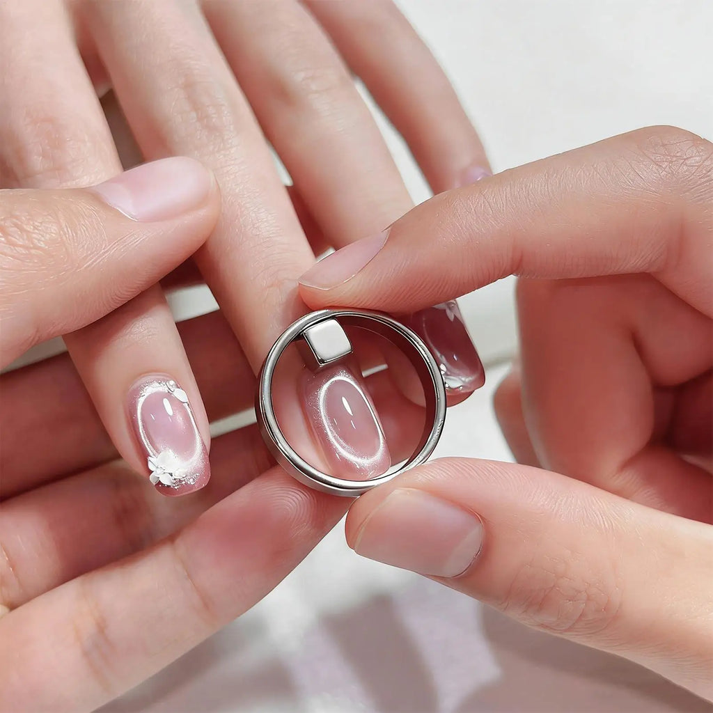 Magnet Nail Tool Powerful Automatic Portable Strong Magnet Nail Gel Art Tool for Women Beginner Adults Home Salon Daily Travel Qme
