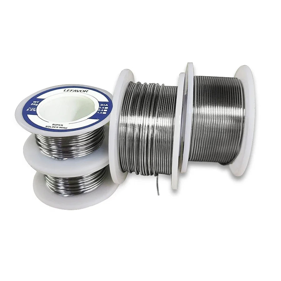Soldering Tin Wire Melt Rosin Core Solder Roll No-clean FLUX 2 0 Qme 0.8mm50g 1pcs