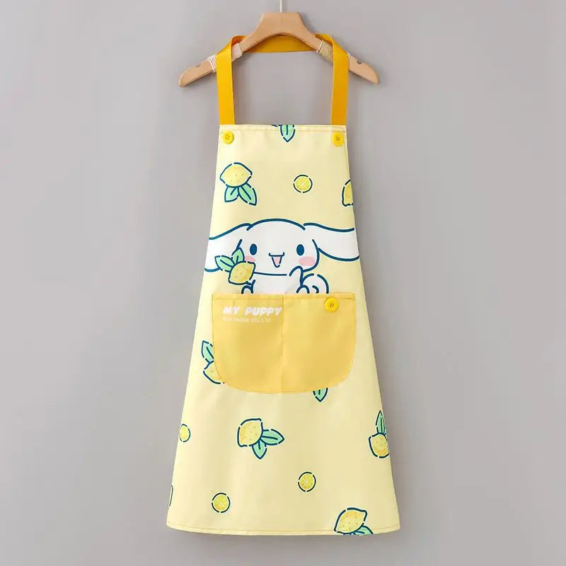Hello Kitty Fashionable Apron Kitchen Home Use Grease Qme 2