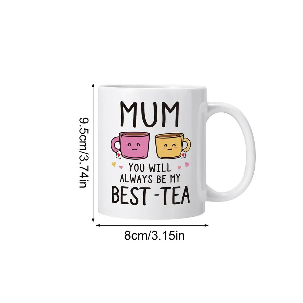 Funny Coffee Mug Ceramic Non Slip Table Decor Cute Milk Cup Mom Home Qme CN B 350ml