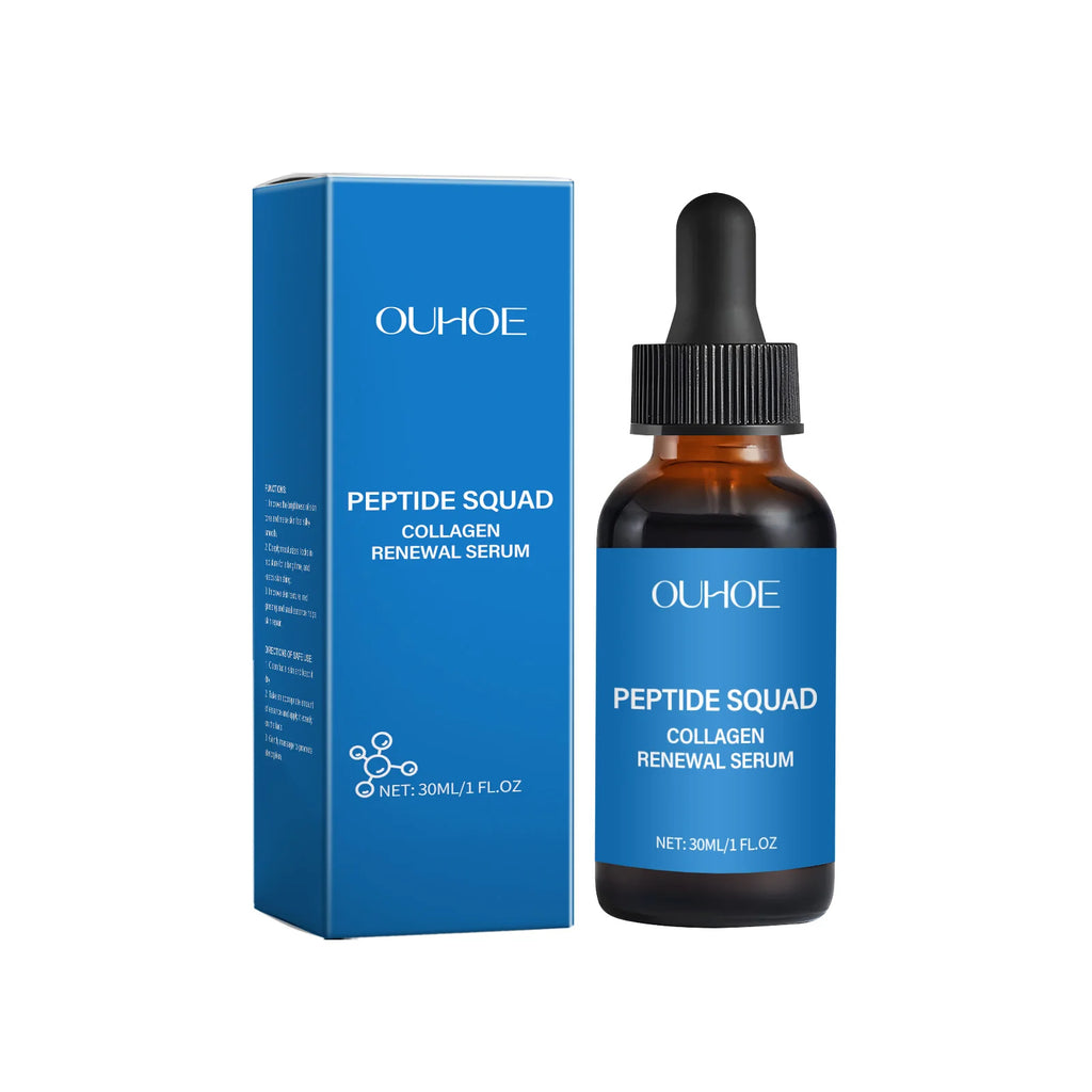 Collagen Polypeptide Essence Fade Fine Lines Lifting Firming Moisturizing Skin Care Tightening Skin Nourishing Facial Serum Qme 30ml Boxed