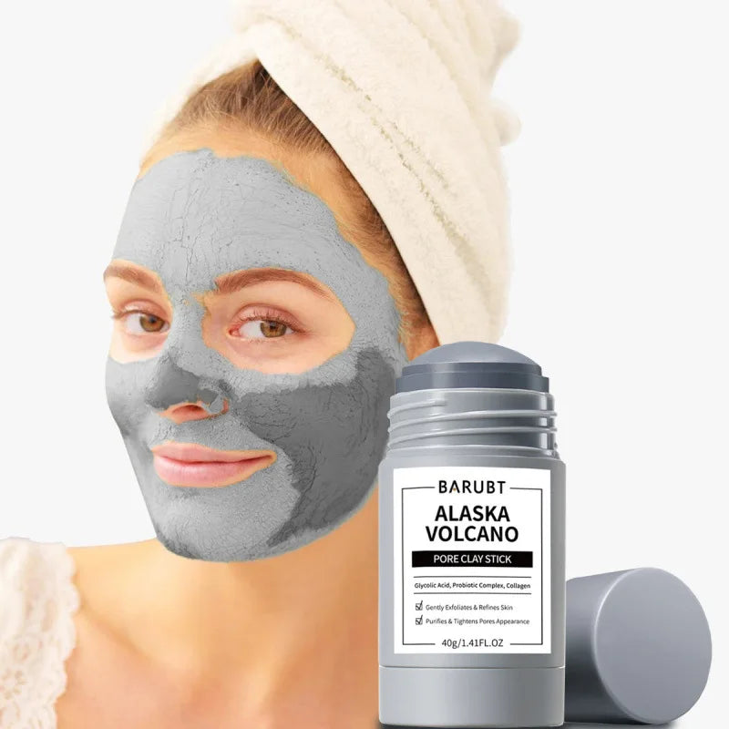 Natural Plant Ingredients Portable Cleaning Mud Film Stick Wormwood Qme A Volcanic 40g
