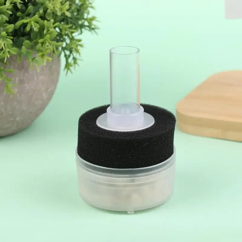 1Pc Biochemical Sponge Filter Fish Tank Filter Small Aquarium Filter Cotton Air Pump Skimmer Filtration Aquatic Pets Supplies Qme 1