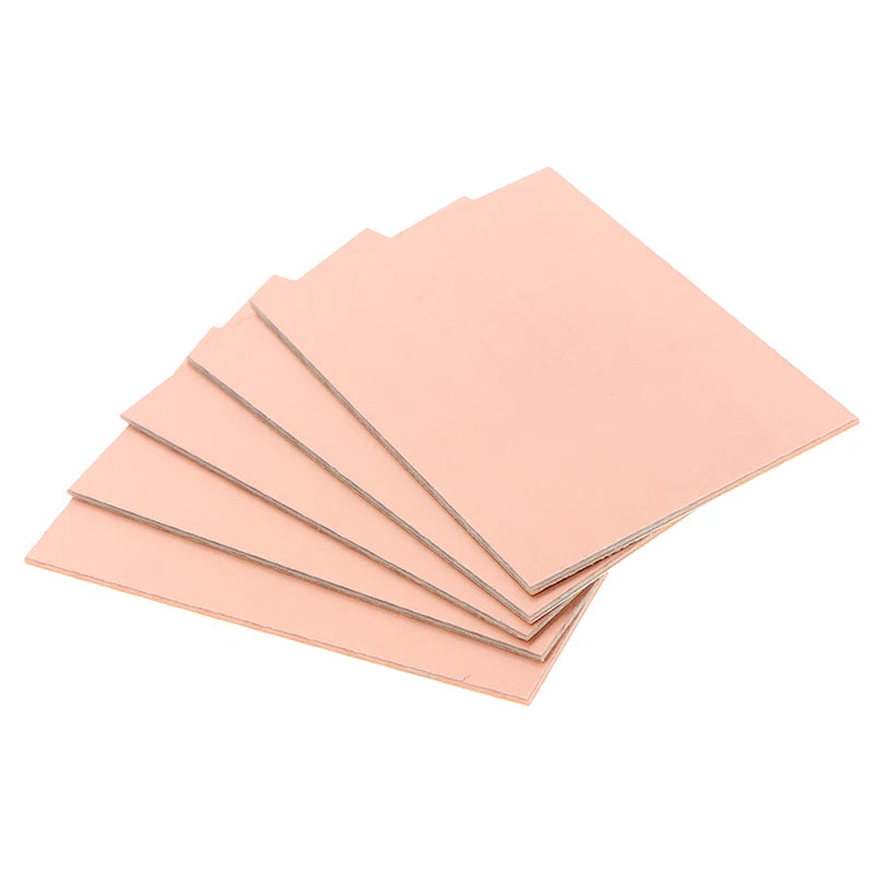5pcs 7*10CM Single Side Circuit Board Copper Clad Universal PCB Circuit Board. Qme