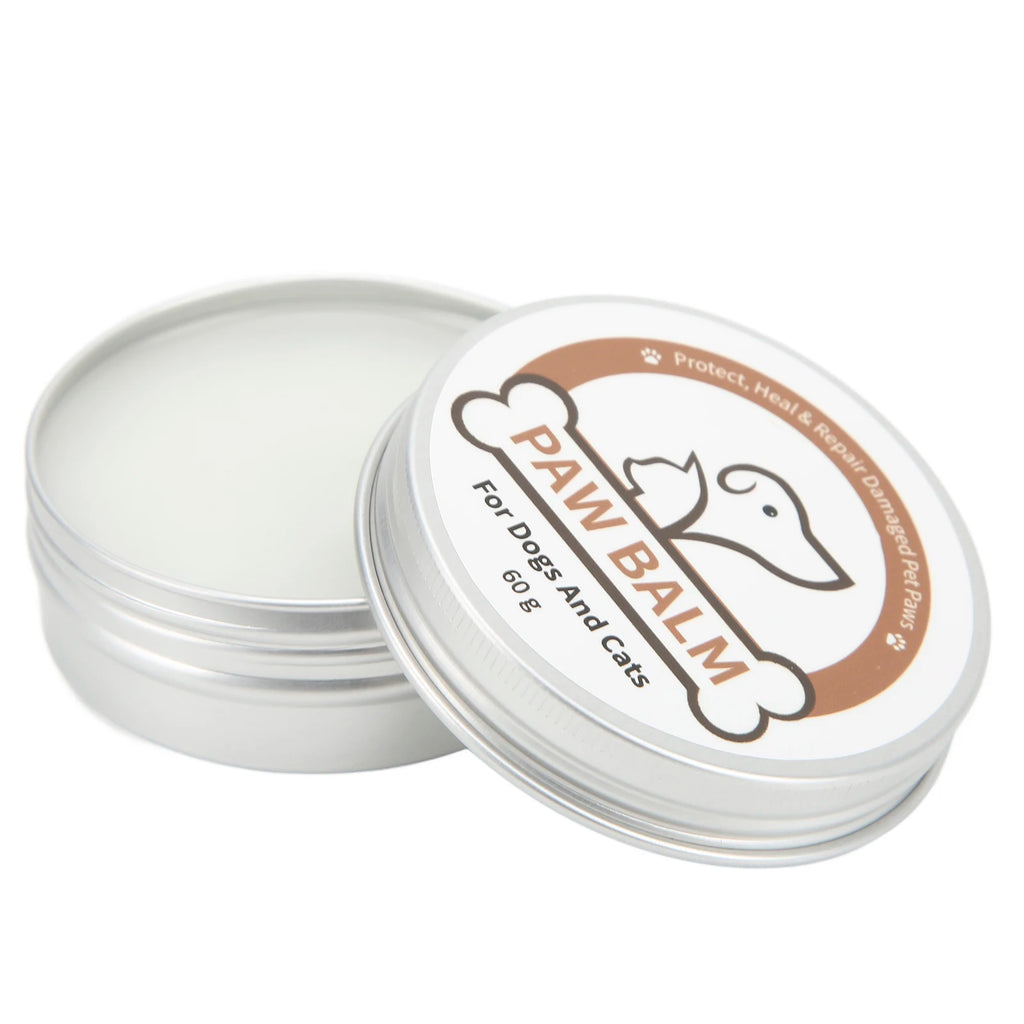 60g Pet Paw Balm for Dogs Cats Moisturizing Cracked Paw Nose Cream Healing Lotion Pet Foot Care Protective Moisturizer Qme